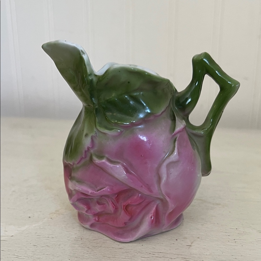 Antique 1914 Germany Rose Porcelain creamer